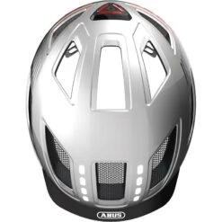 ABUS Casque De Vélo "Hyban 2.0 LED" Argent -Vélo Équipement Magasin abus casque de velo hyban 20 led argent 3