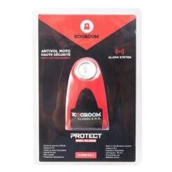 Antivol BLOQUE DISQUE ALARME SRA Rouge KOOROOM -Vélo Équipement Magasin antivol bloque disque alarme sra rouge kooroom 3