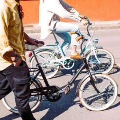 Capri Bambina Noir Vélo De Ville Pliable -Vélo Équipement Magasin capri bambina noir velo de ville pliable 3