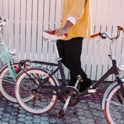 Capri Bambina Noir Vélo De Ville Pliable -Vélo Équipement Magasin capri bambina noir velo de ville pliable 4