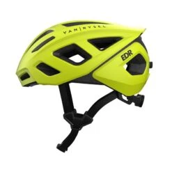 CASQUE VELO ROUTE ROADR 500 JAUNE FLUO -Vélo Équipement Magasin casque velo route roadr 500 jaune fluo 2