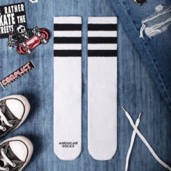 Chaussettes American Socks Old School II - Mid High -Vélo Équipement Magasin chaussettes american socks old school ii mid high 2