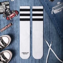 Chaussettes American Socks Old School II - Mid High -Vélo Équipement Magasin chaussettes american socks old school ii mid high 6