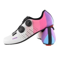 Chaussures Cyclisme Route Femme Luck Genius Blanc -Vélo Équipement Magasin chaussures cyclisme route femme luck genius blanc 2