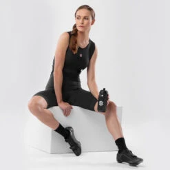 Cuissard Vélo Court Femme Cyclisme BX Time Trial Noir -Vélo Équipement Magasin cuissard velo court femme cyclisme bx time trial noir 3