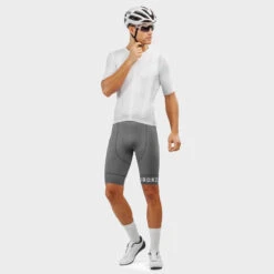 Cuissard Vélo Court Homme Cyclisme BX Fassa Gris -Vélo Équipement Magasin cuissard velo court homme cyclisme bx fassa gris 3