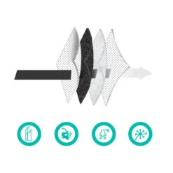 DEMI MASQUE FILTRANT SPORT 700 BROYX + 2 FILTRES INCLUS -FFP1- -Vélo Équipement Magasin demi masque filtrant sport 700 broyx 2 filtres inclus ffp1 4