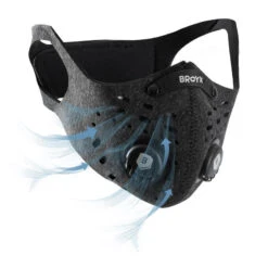DEMI MASQUE FILTRANT SPORT 700 BROYX + 2 FILTRES INCLUS -FFP1- -Vélo Équipement Magasin demi masque filtrant sport 700 broyx 2 filtres inclus ffp1 5