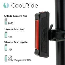 Eclairage Arrière USB - Certifié IPX-3 - Détection Freinage - Vélo, Trottinette -Vélo Équipement Magasin eclairage arriere usb certifie ipx 3 detection freinage velo trottinette 2
