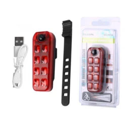 Feu Arrière LED Pour Vélo Rechargeable Par USB -Vélo Équipement Magasin feu arriere led pour velo rechargeable par usb 3