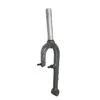 FOURCHE BTWIN FOLD LIGHT 1" VERT, ALUMIUM BROSSE A VERNI FUME -Vélo Équipement Magasin fourche btwin fold light 1 vert alumium brosse a verni fume