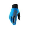 100% Gants Vélo Homme Hydromatic Brisker Bleu -Vélo Équipement Magasin gants velo homme hydromatic brisker bleu