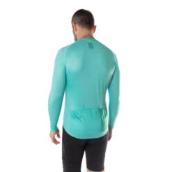 Maillot à Manches Longues De Vélo Pour Homme ECOON Tourmalet Turquoise -Vélo Équipement Magasin maillot a manches longues de velo pour homme ecoon tourmalet turquoise 3