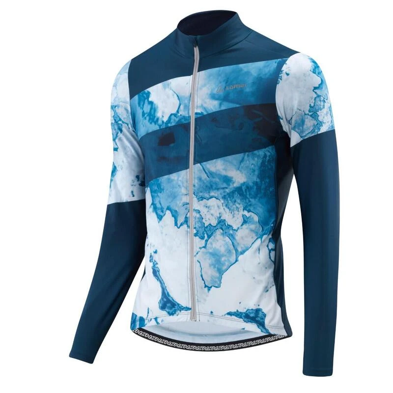 Loeffler Maillot Cycliste Manches Longues M Bike L/S Jersey Floes - Bleu 3 Loeffler Maillot Cycliste Manches Longues M Bike L/S Jersey Floes - Bleu
