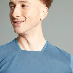 Rockrider MAILLOT MANCHES COURTES VELO VTT EXPL100 HOMME BLEU -Vélo Équipement Magasin maillot manches courtes velo vtt expl100 homme bleu 2