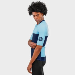 Maillot Vélo Manches Courtes Homme Cyclisme M2 Teide Bleu Marine -Vélo Équipement Magasin maillot velo manches courtes homme cyclisme m2 teide bleu marine 2