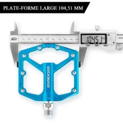 ROCKBROS Pédale Vélo En Alliage D'aluminium Pour Vélo Bicyclette Cyclisme VTT Titane -Vélo Équipement Magasin pedale velo en alliage daluminium pour velo bicyclette cyclisme vtt titane 3
