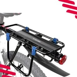 Porte-Bagage Et Garde-boue - Porte-Bagage Arrière Avec QR -Vélo Équipement Magasin porte bagage et garde boue porte bagage arriere avec qr 6