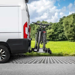 Porte-vélos LAS SD260 Pour 2 Vélos Spécial Portes Battantes Fourgon -Vélo Équipement Magasin porte velos las sd260 pour 2 velos special portes battantes fourgon 4