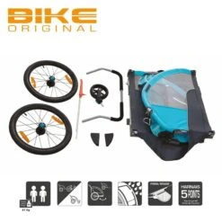 Remorque En Aluminium Bike Original -Vélo Équipement Magasin remorque en aluminium bike original 5