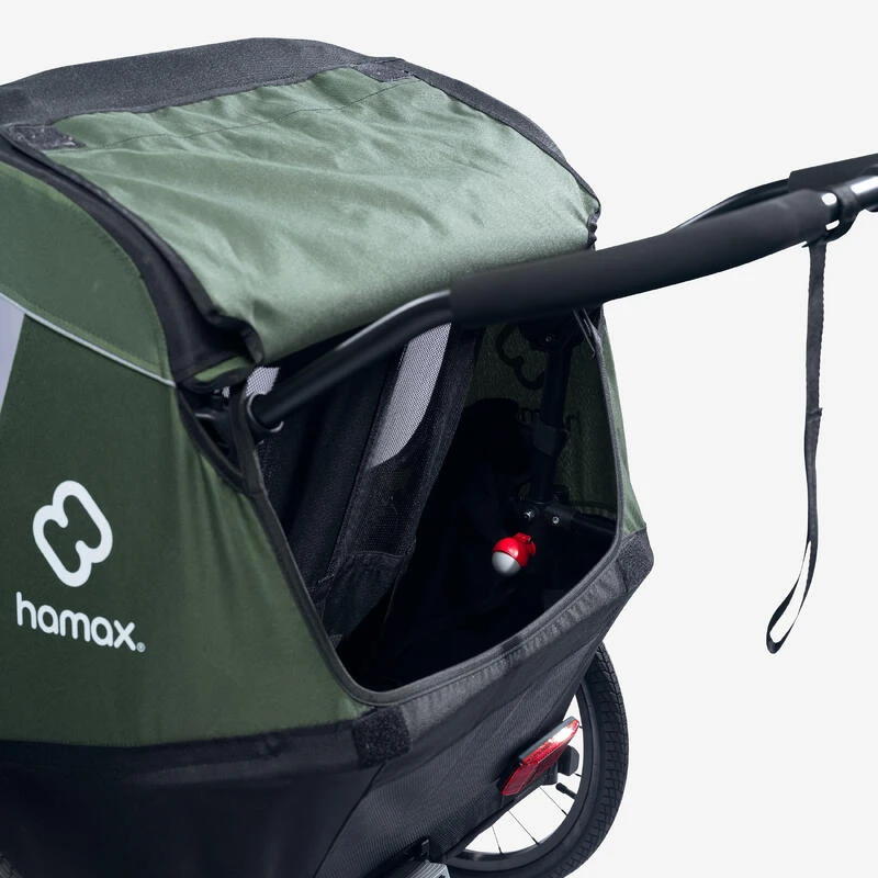 REMORQUE VELO HAMAX IXPLORER VERT 6 REMORQUE VELO HAMAX IXPLORER VERT – Image 4