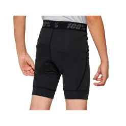 100% Ridecamp Youth Shorts With Liner - Noir -Vélo Équipement Magasin ridecamp youth shorts with liner noir 1