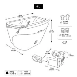 Riverside Sacoche De Guidon HB500 6L Avec Fixation KLICKfix -Vélo Équipement Magasin sacoche de guidon hb500 6l avec fixation klickfix 4