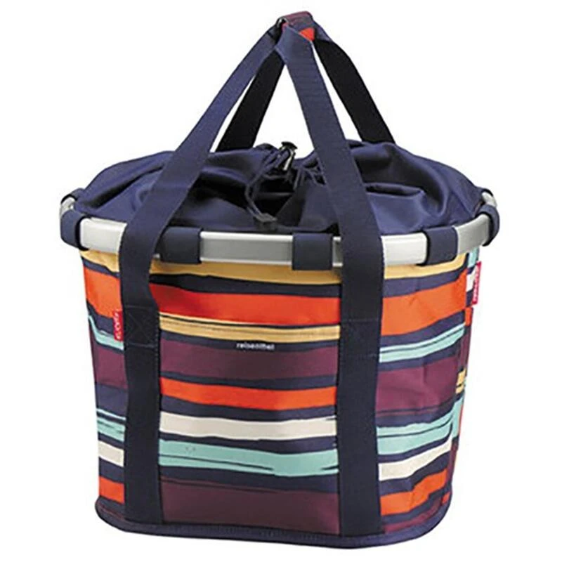 Sacoche De Guidon Vélo à Rayures Reisenthel Bikebasket City Klickfix 3 Sacoche De Guidon Vélo à Rayures Reisenthel Bikebasket City Klickfix