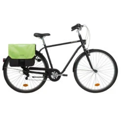 SACOCHE DOUBLE 500 2X20L JAUNE 11 SACOCHE DOUBLE 500 2X20L JAUNE -Vélo Équipement Magasin sacoche double 500 2x20l jaune 2
