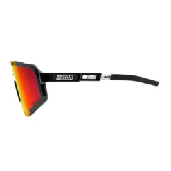 Scicon Aeroscope Lunettes De Sports (Noir Brillant/Rouge Miroir) -Vélo Équipement Magasin scicon aeroscope lunettes de sports noir brillantrouge miroir 3