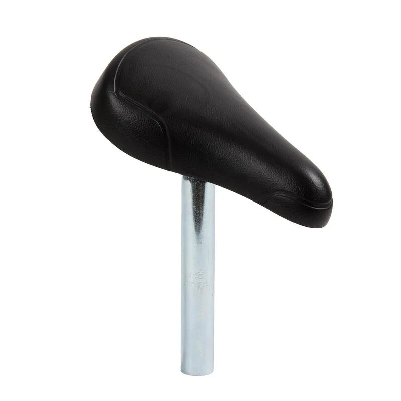 BTWIN Selle De Vélo 14 Pouces Noir + Tige De Selle 26 Mm Gris 4 BTWIN Selle De Vélo 14 Pouces Noir + Tige De Selle 26 Mm Gris – Image 2