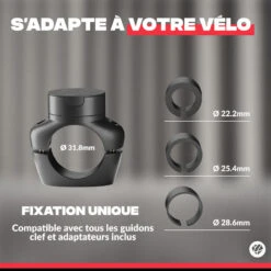 Shapeheart Support Porte Téléphone Pro Pour Guidon De Vélo (Téléphone XL) -Vélo Équipement Magasin support porte telephone pro pour guidon de velo telephone xl 3