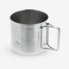 Quechua Tasse Camp Du Randonneur MH150 Inox (0,4 Litre) -Vélo Équipement Magasin tasse camp du randonneur mh150 inox 04 litre