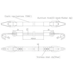 Tendeur Porte Bagage Marron -Vélo Équipement Magasin tendeur porte bagage marron 1
