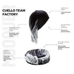 Tour De Cou De Cyclisme Et Course Unisexe Mooquer Team Factory Noir -Vélo Équipement Magasin tour de cou de cyclisme et course unisexe mooquer team factory noir 3