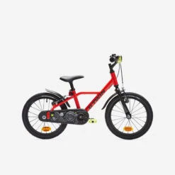 BTWIN VELO 16 POUCES 4-6 ANS 900 ALU RACING ROUGE