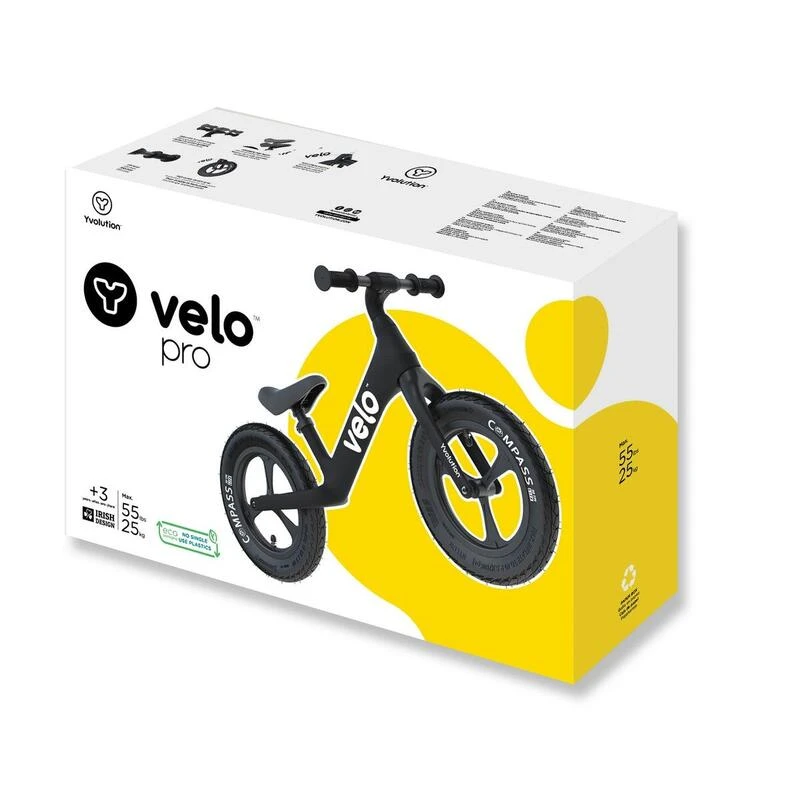 Vélo D'équilibre - Y-velo Pro - Noir 4 Vélo D'équilibre - Y-velo Pro - Noir – Image 2