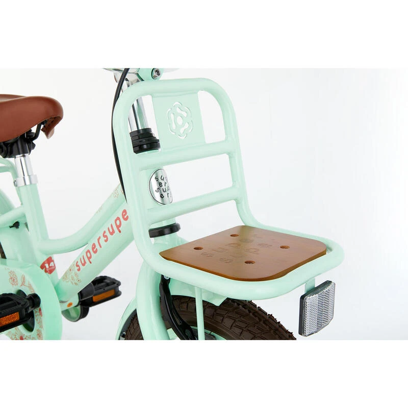 Vélo Enfant SuperSuper Cooper Bamboo - 14 Pouces - Vert Pistache 6 Vélo Enfant SuperSuper Cooper Bamboo - 14 Pouces - Vert Pistache – Image 4