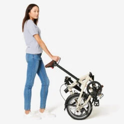 BTWIN VELO PLIANT ULTRA COMPACT FOLD LIGHT 1 SECONDE BEIGE 20 BTWIN VELO PLIANT ULTRA COMPACT FOLD LIGHT 1 SECONDE BEIGE -Vélo Équipement Magasin velo pliant ultra compact fold light 1 seconde beige 8