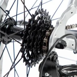 VELO ROUTE HOMME CYCLOTOURISME RC100 GRIS 18 VELO ROUTE HOMME CYCLOTOURISME RC100 GRIS -Vélo Équipement Magasin velo route homme cyclotourisme rc100 gris 6