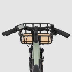 BTWIN VELOCARGO ELECTRIQUE LONGTAIL CHARGEMENT ARRIERE R500E Vert Clair -Vélo Équipement Magasin velocargo electrique longtail chargement arriere r500e vert clair 7