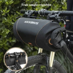 ROCKBROS Vélos Sacoche De Guidon Panier Vélo étanche 2L Grande Capacité Noir -Vélo Équipement Magasin velos sacoche de guidon panier velo etanche 2l grande capacite noir 1