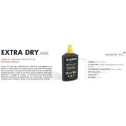 ZEFAL Extra Dry Wax -Lubrifiant Chaîne Vélo à Base De Cire 120 ML -Vélo Équipement Magasin zefal extra dry wax lubrifiant chaine velo a base de cire 120 ml 1