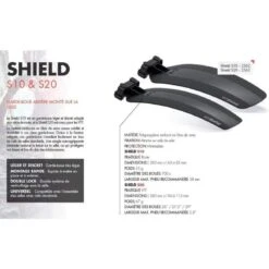 ZEFAL Shield S20 Garde-Boue Arrière Pour Selle VTT -Vélo Équipement Magasin zefal shield s20 garde boue arriere pour selle vtt 3